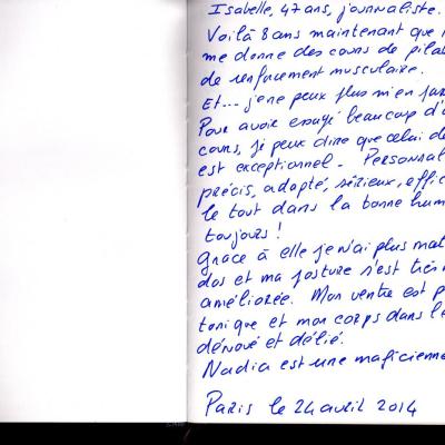 Livre d'or de mes anciens élèves